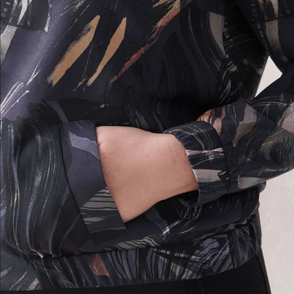 Printed Bomber Jacket - Picture 5 of 6